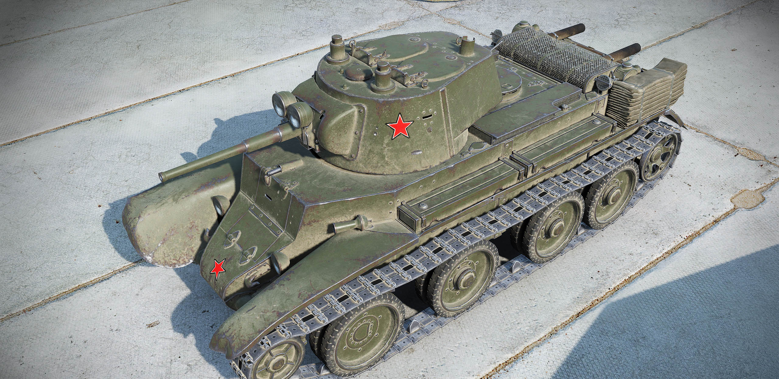 Zvezda - Maquette Char Soviétique BT-7 échelle 1:35 - Kit Modèle à Monter Et Peindre (plastique)