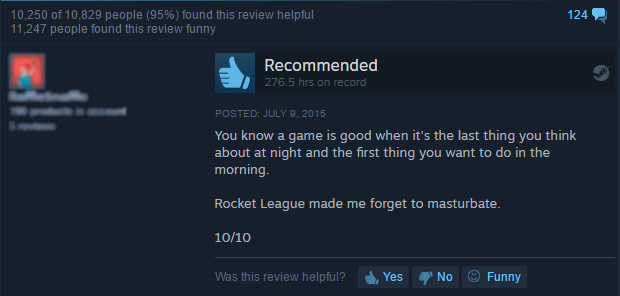 Rocket League Steam Reviews Are Hilariously Funny | AllGamers