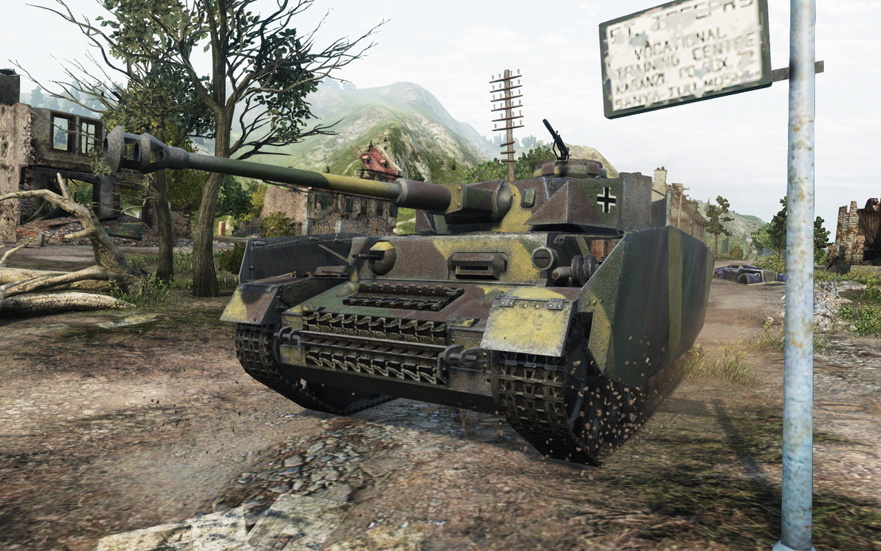 While not ideal at close-range combat, the Pz IV is right at home fighting from a distance.