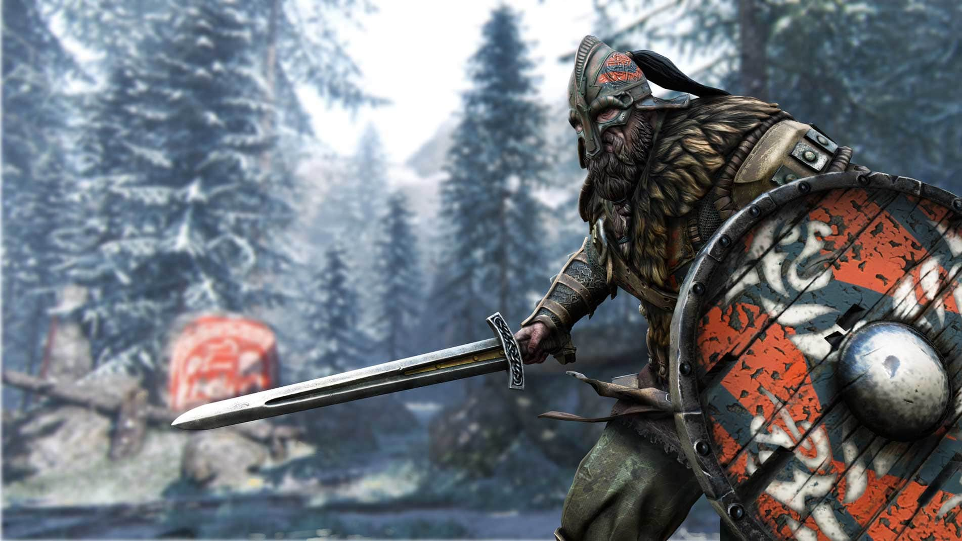 Thanks to his large shield, the Warlord is able to use it to block damage that would otherwise chip away at his health.