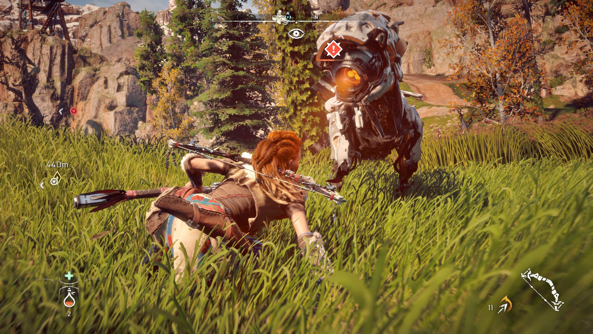 Setting traps in Horizon: Zero Dawn can give you the edge you need in a fight.