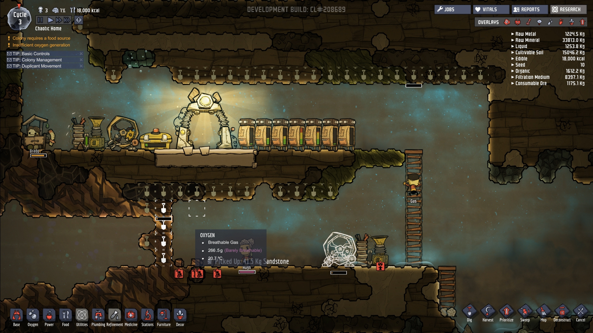 instal the new Oxygen Not Included