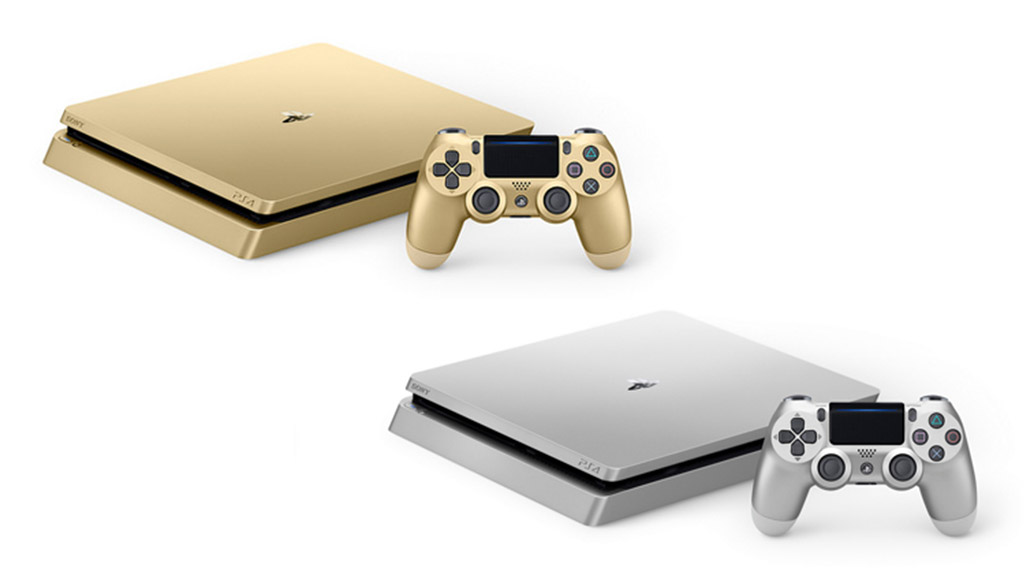 Playstation 4 slim sales 1tb gold console