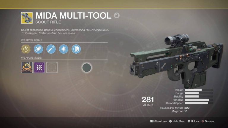 steps for mida multi tool destiny 2