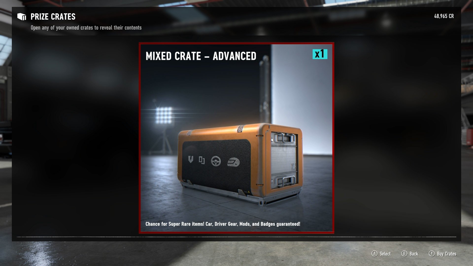 Loot crates contain mods, as well as other vehicles and driver cosmetics.