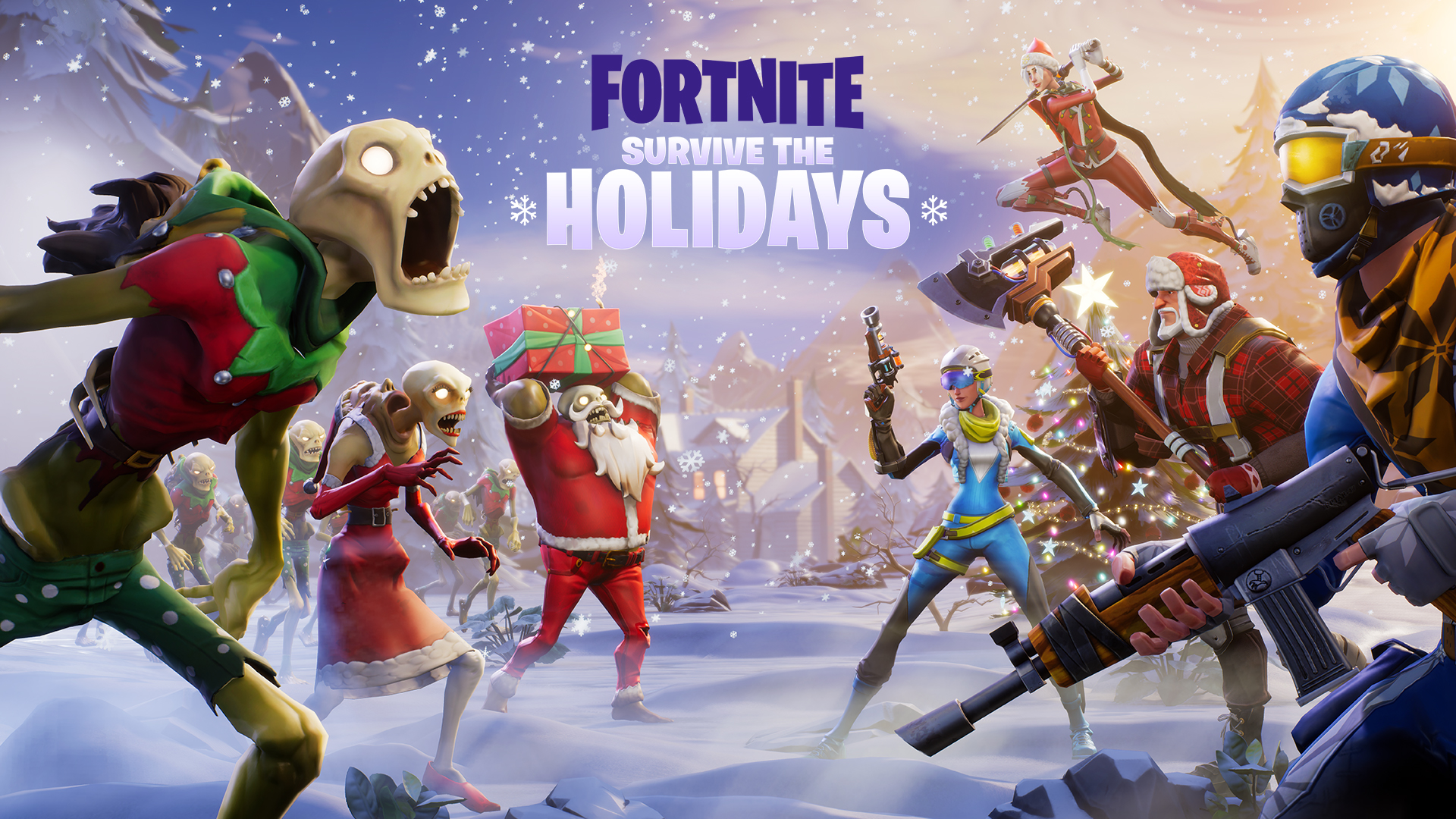 fortnite save the world survive the holidays - fortnite season 2 start date