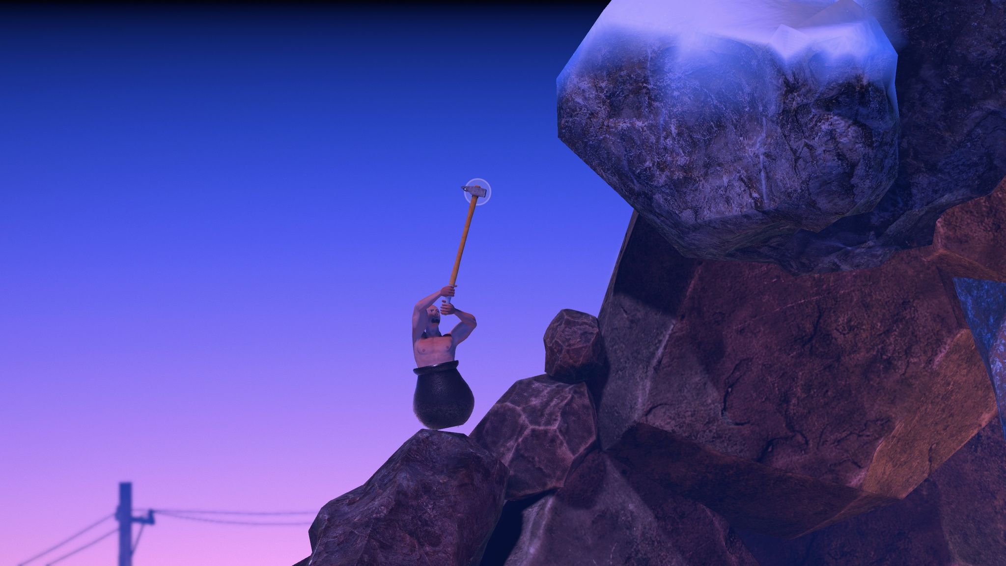 Getting Over It with Bennett Foddy / FIRST TIME RAGE QUITTING!