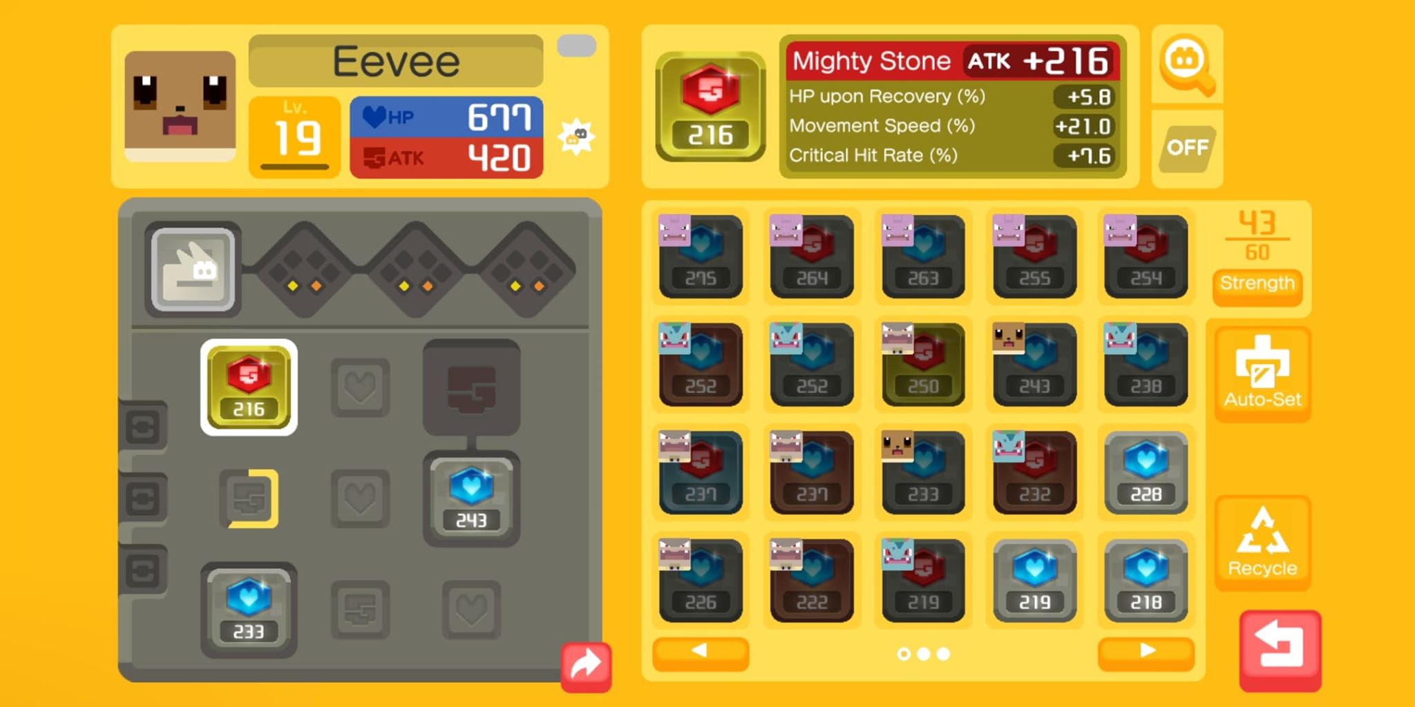 Pokémon Quest: Eevee Evolved Into Vaporeon / Jolteon / Flareon