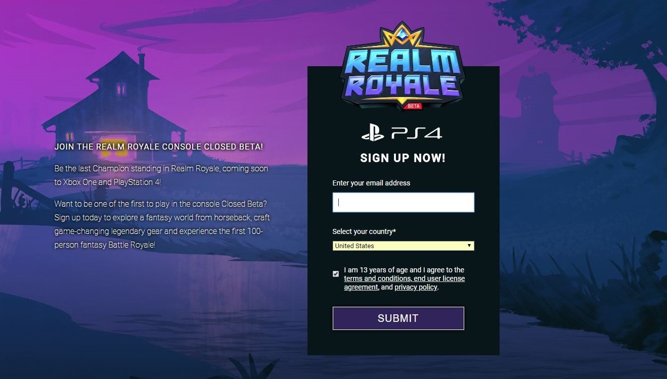 2021 realm royale codes