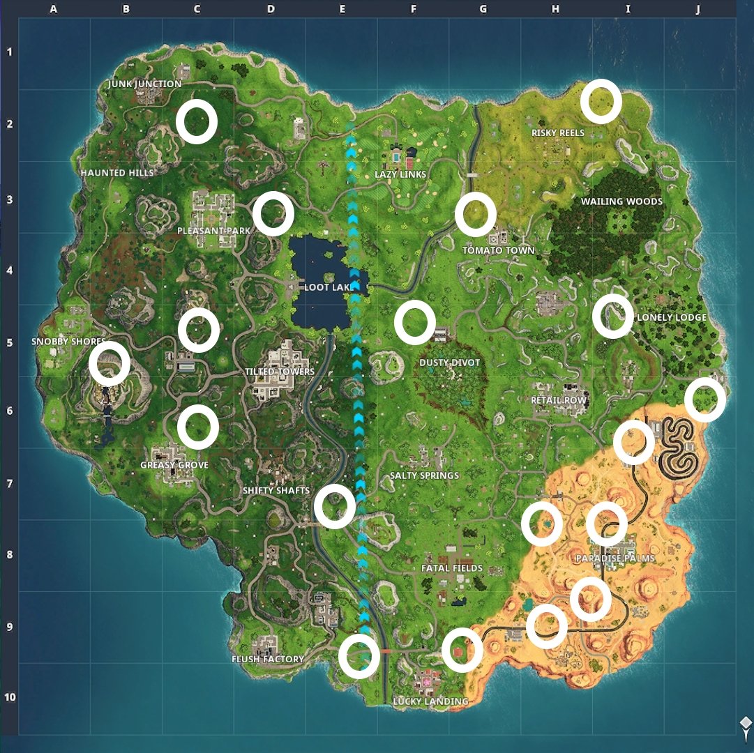 All Rift Locations In Fortnite Allgamers - all rift locations in fortnite