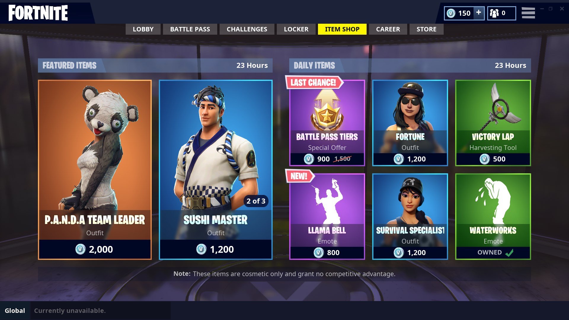 you can only send gifts of items that are in the item shop s current rotation in - fortnite rotation