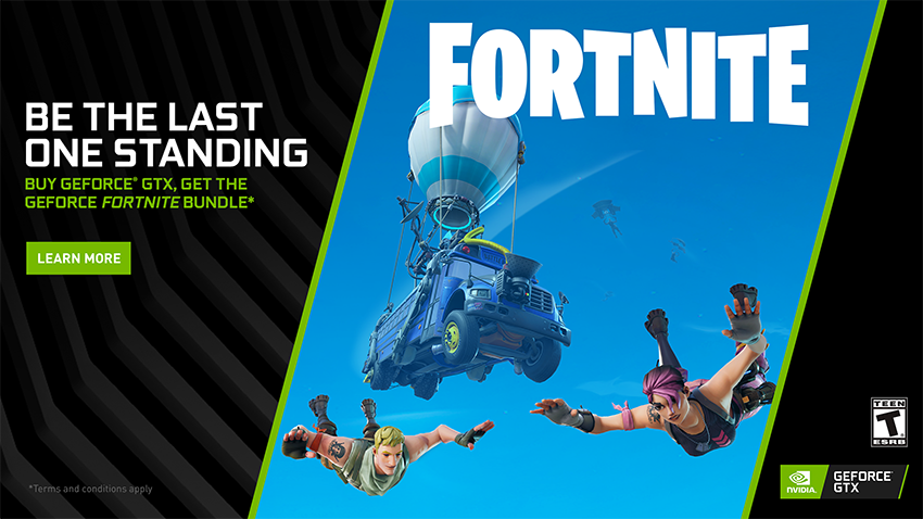 GeForce GTX Fortnite Bundle includes 