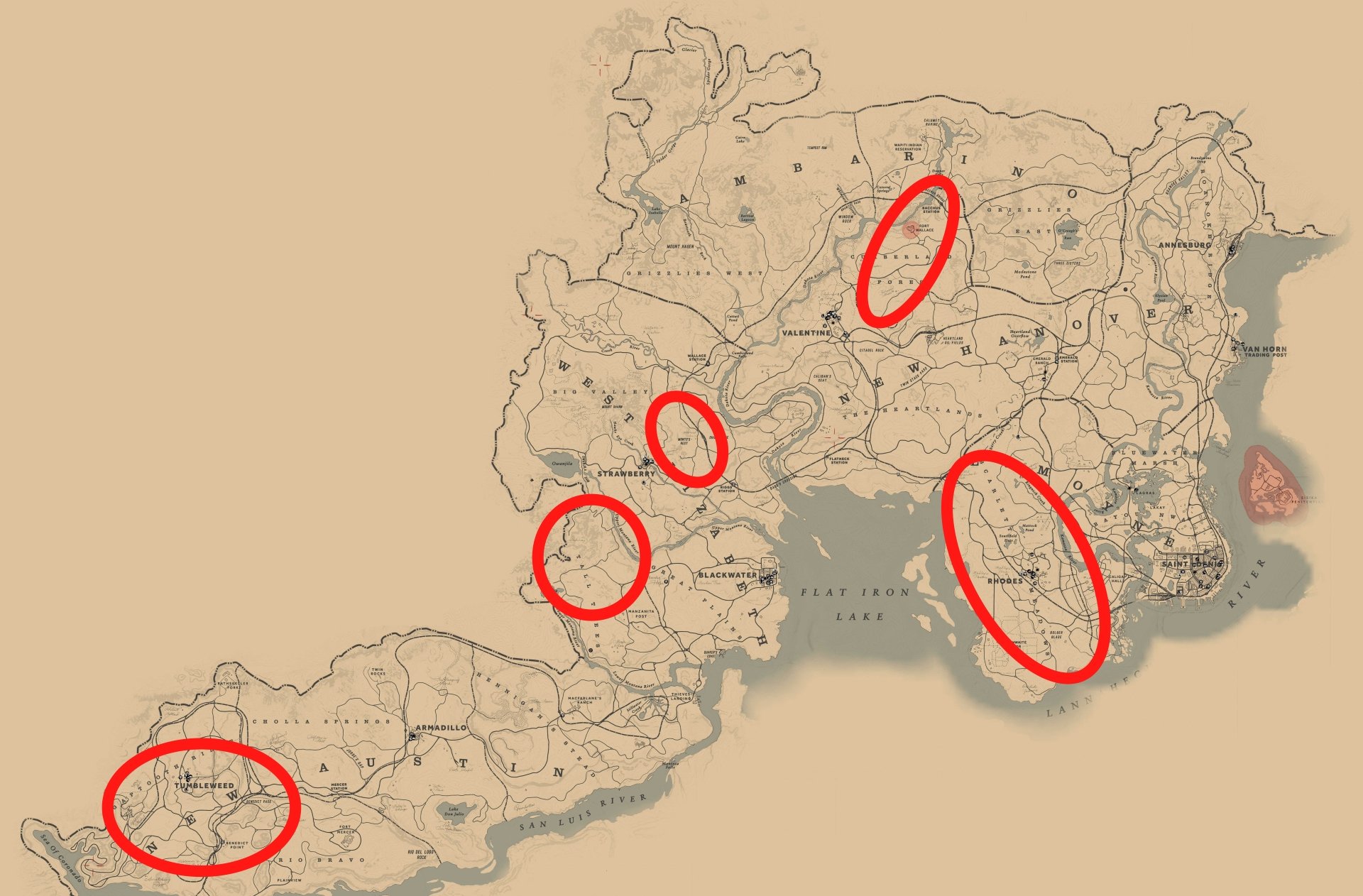 Where to find and hunt badgers in RDR2