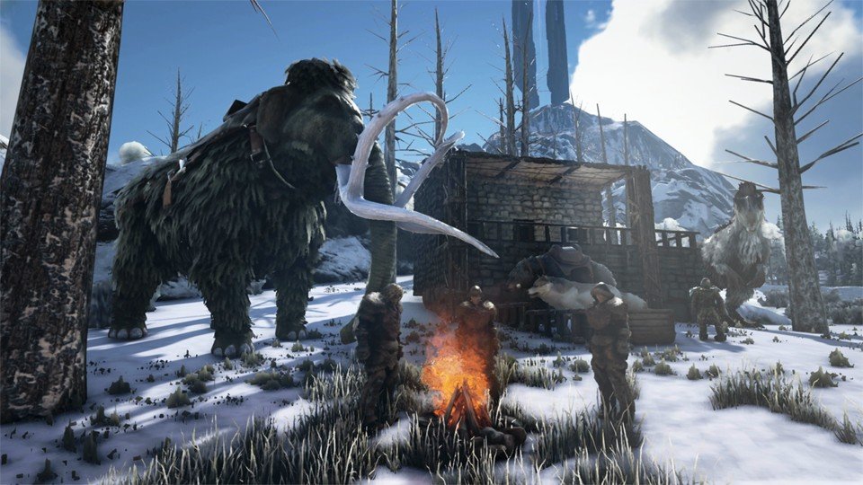 A Mammoth. ARK: Survival Evolved Base Building Guide