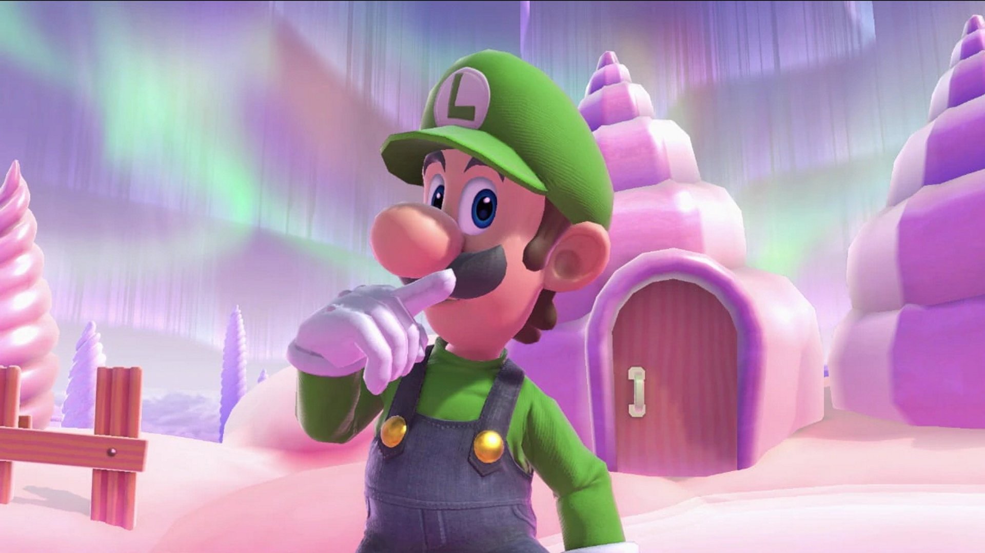 Image of Luigi scratching his nose for our How to Unlock Luigi in Smash Bros Ultimate guide