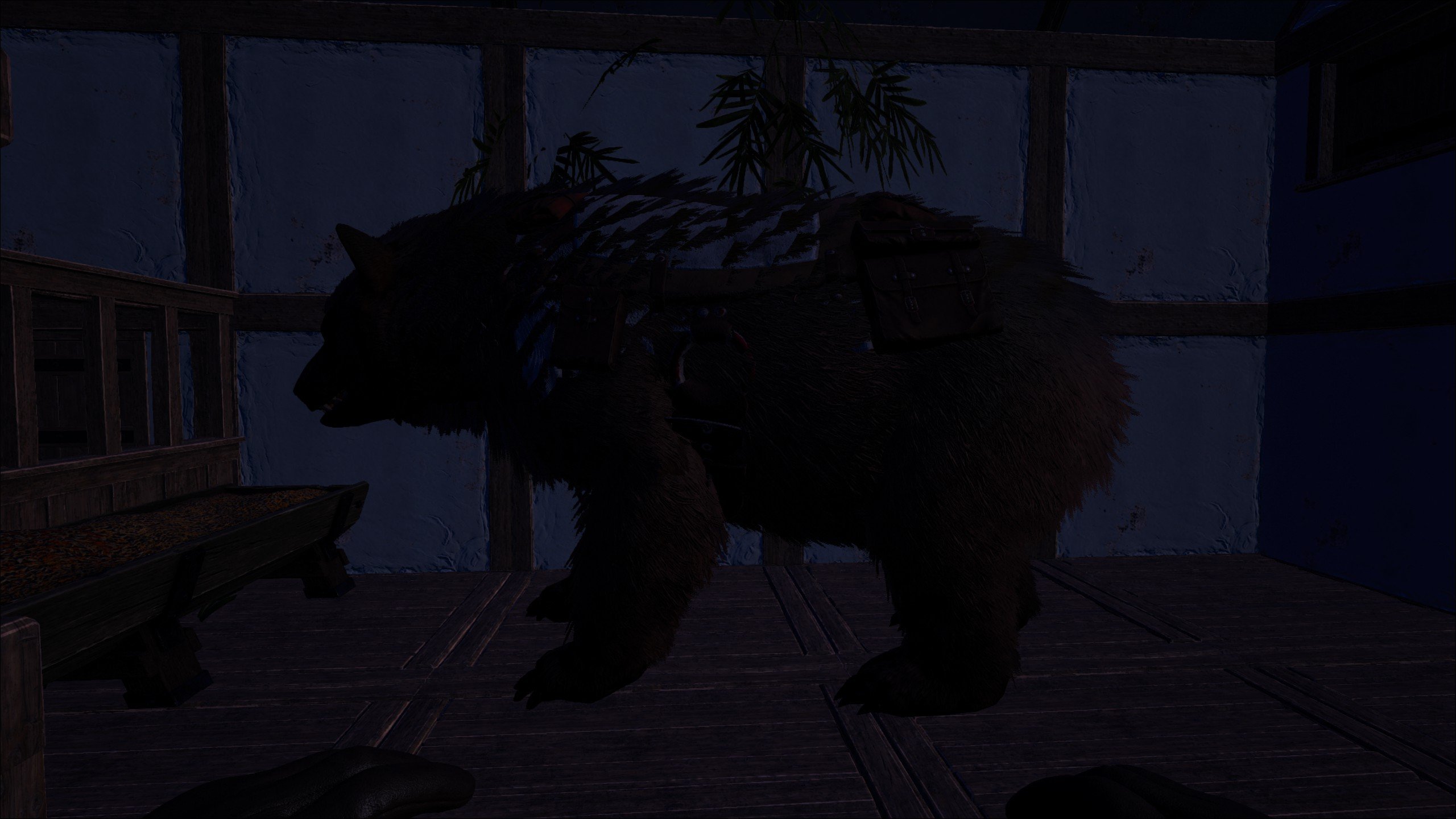 Image of a tamed bear - How to tame a bear in Atlas