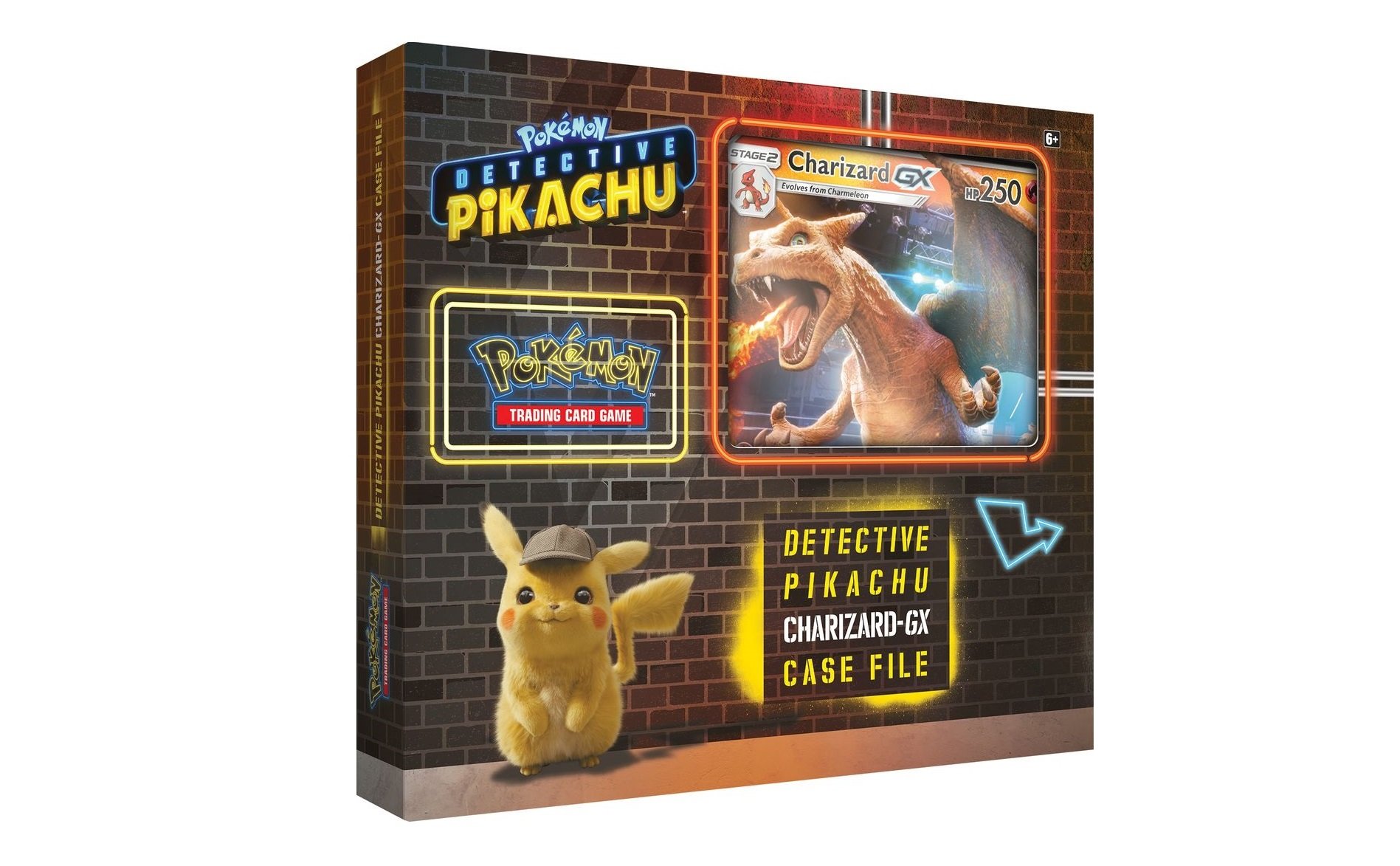 An exclusive Detective Pikachu trading card set will release this April. © The Pokémon Company