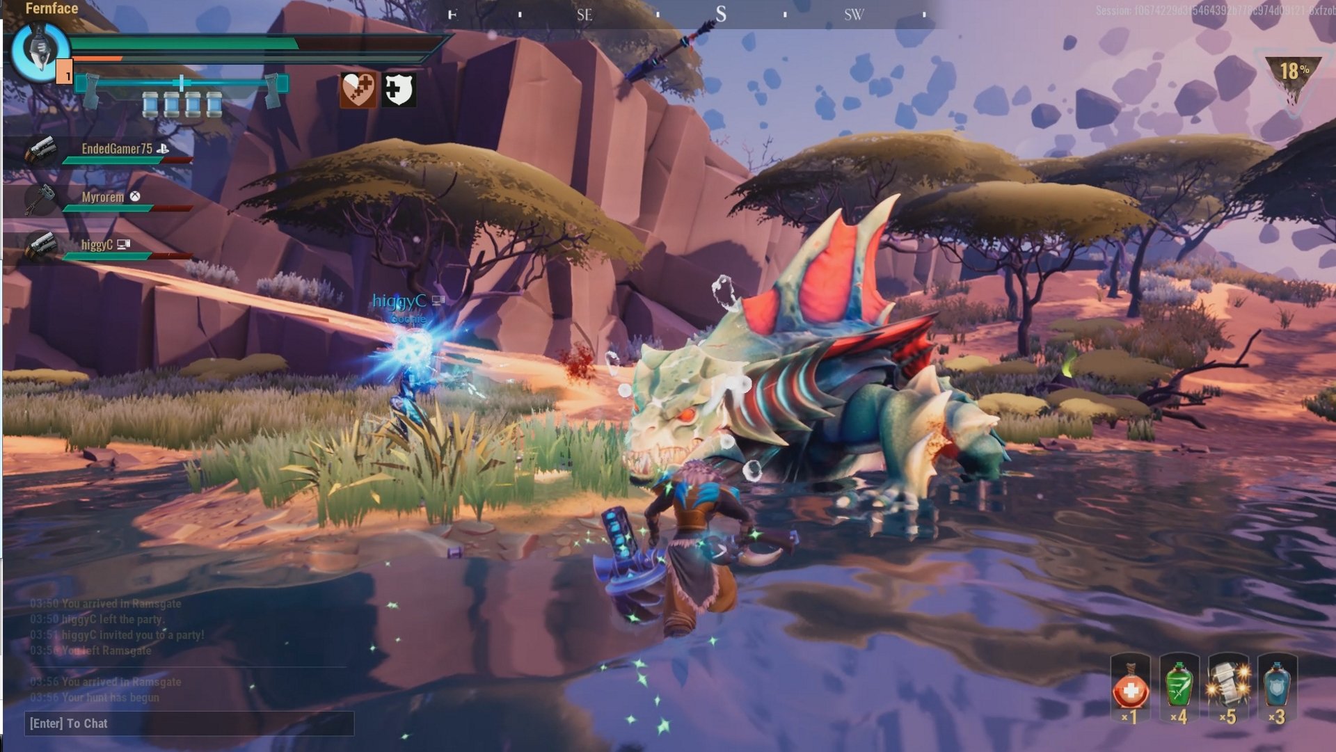 A Drask fight - How to get Jagged Sparkscale in Dauntless