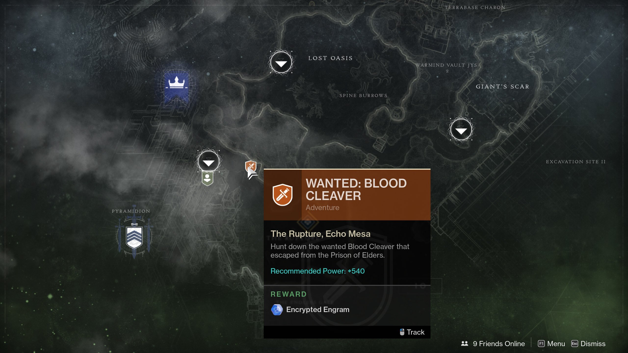 Wanted: Blood Cleaver guide for Destiny 2