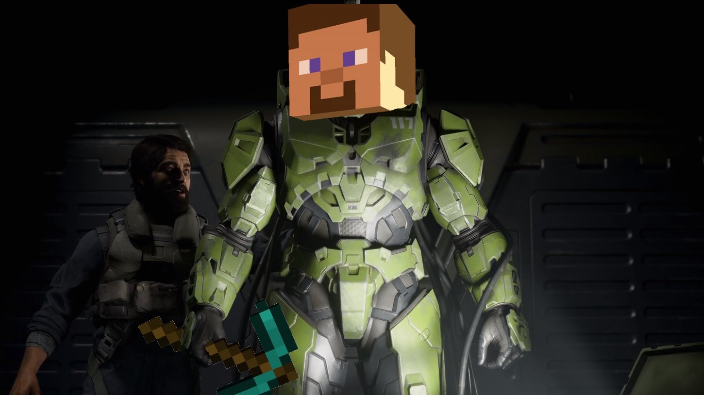 Smash Ultimate DLC Character Master Chief Minecraft Steve