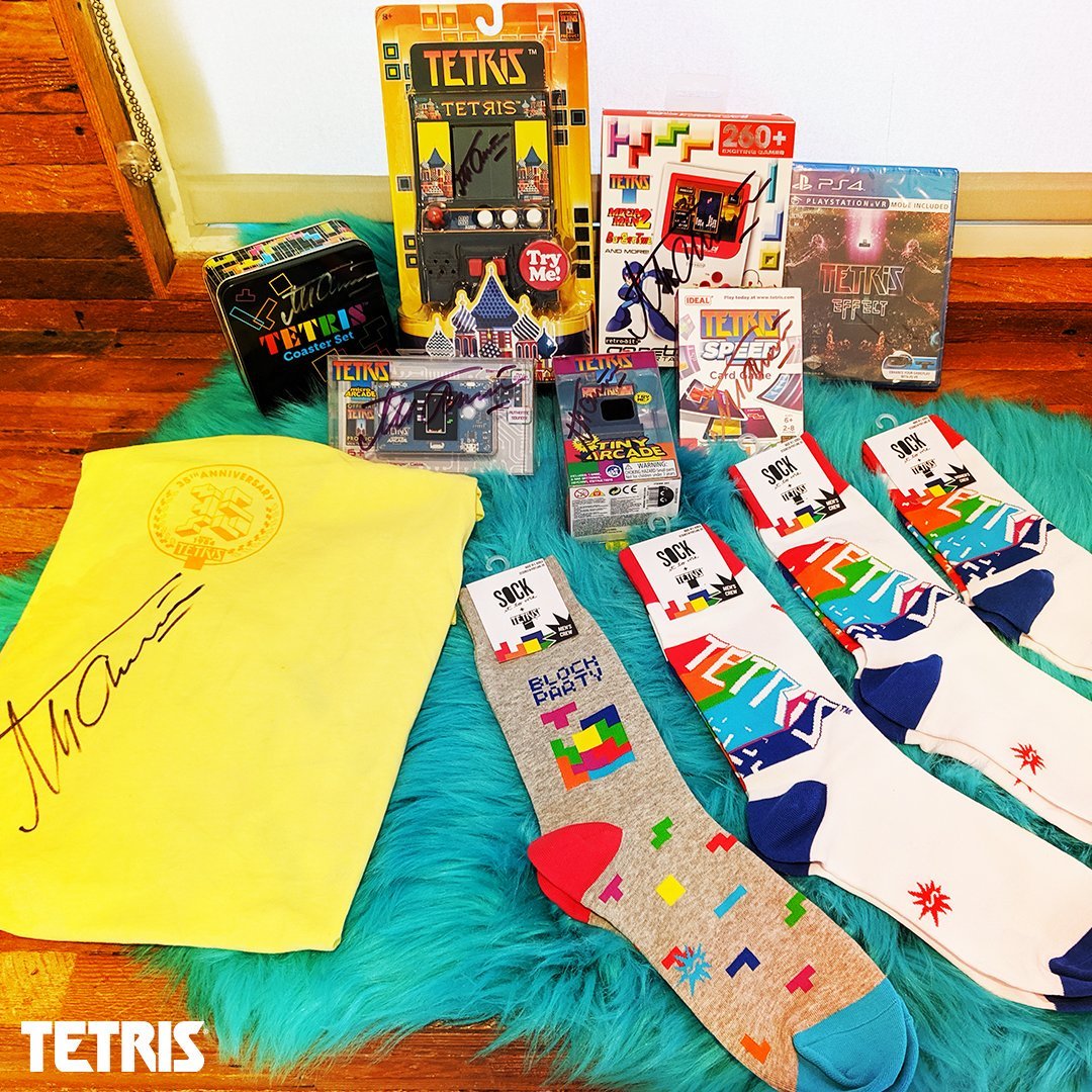 Tetris will be hiding prizes signed by Alexey Pajitnov in and around the Los Angeles Convention Center during E3 2019.