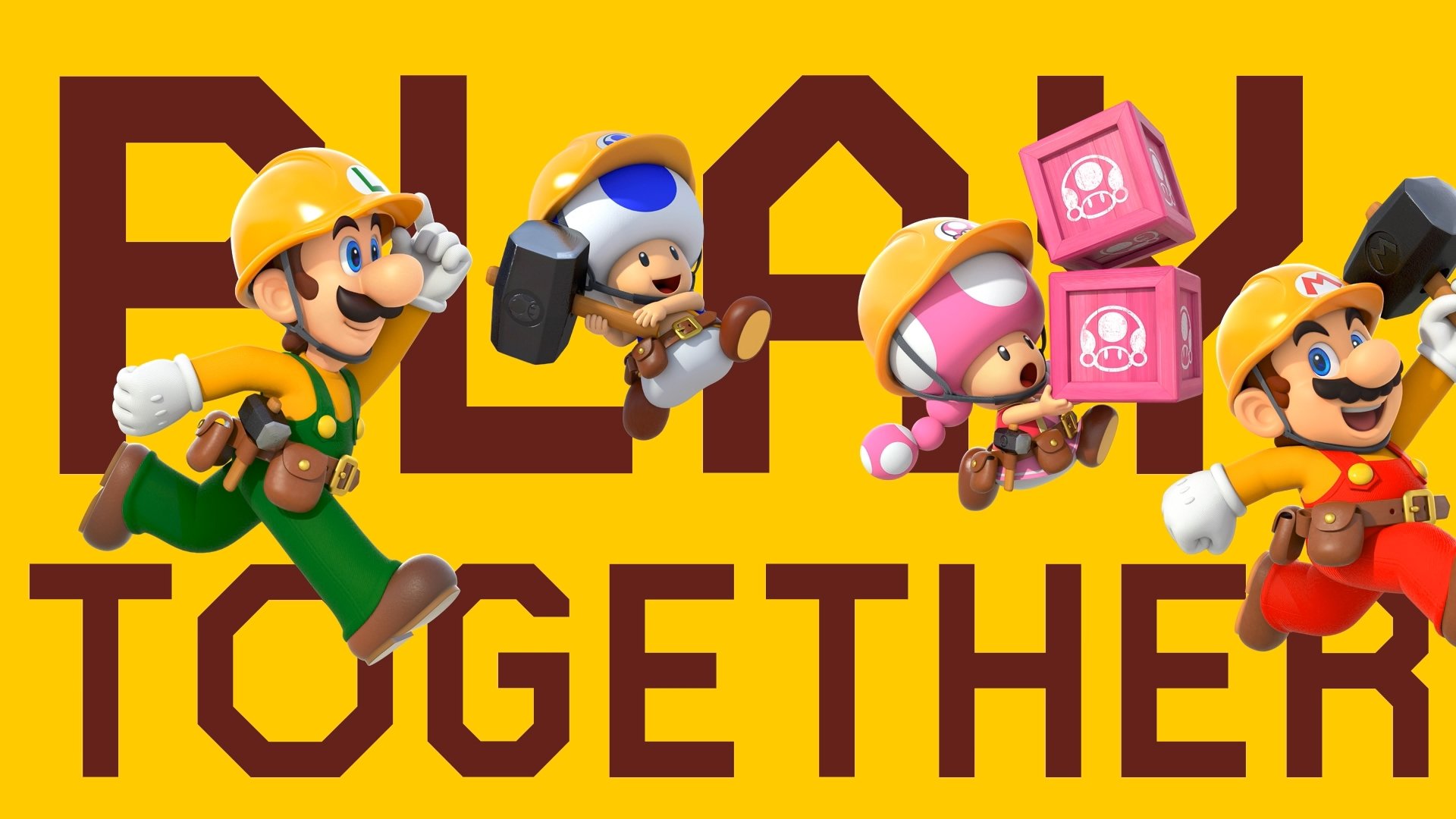 All characters in Super Mario Maker 2