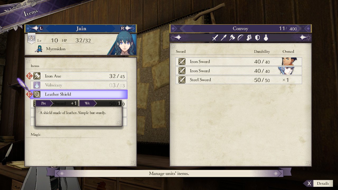 What Weight does in Fire Emblem: Three Houses