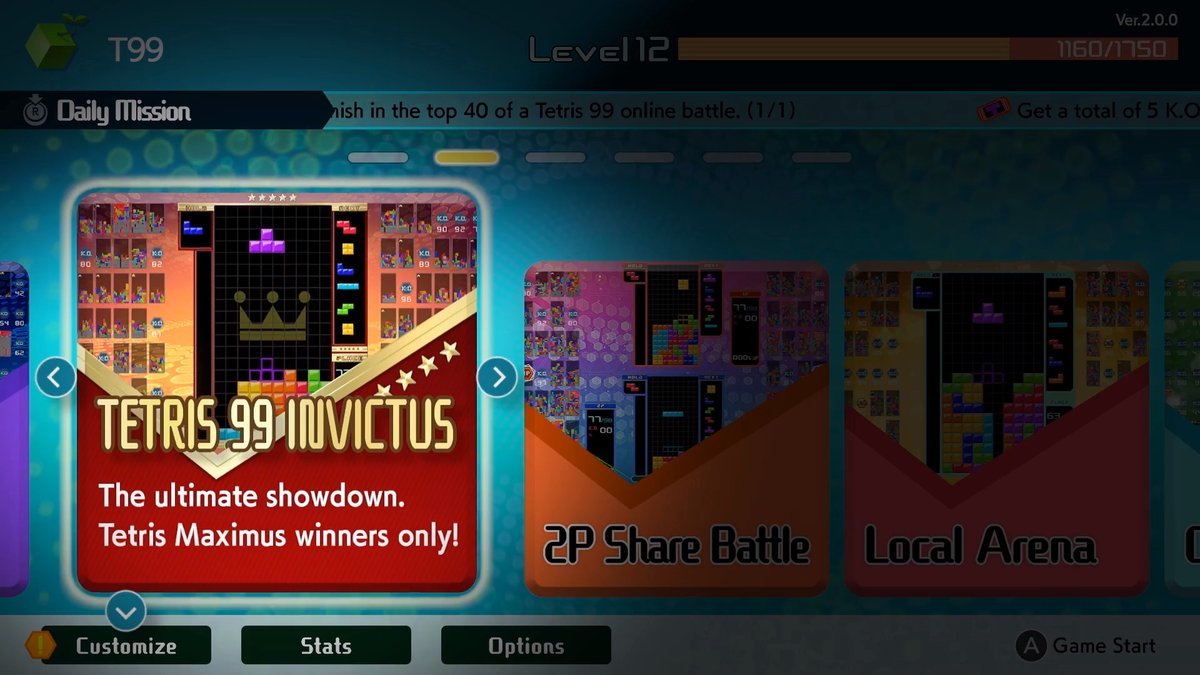 Local Multiplayer Confirmed For Tetris 99 Allgamers