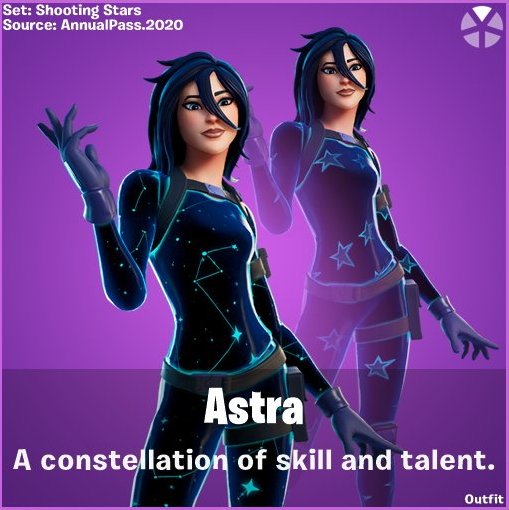 Astra Fortnite Annual Pass skins