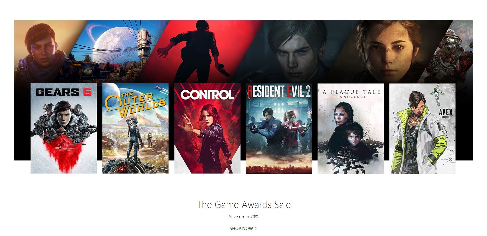 Microsoft The Game Awards Sale Xbox One