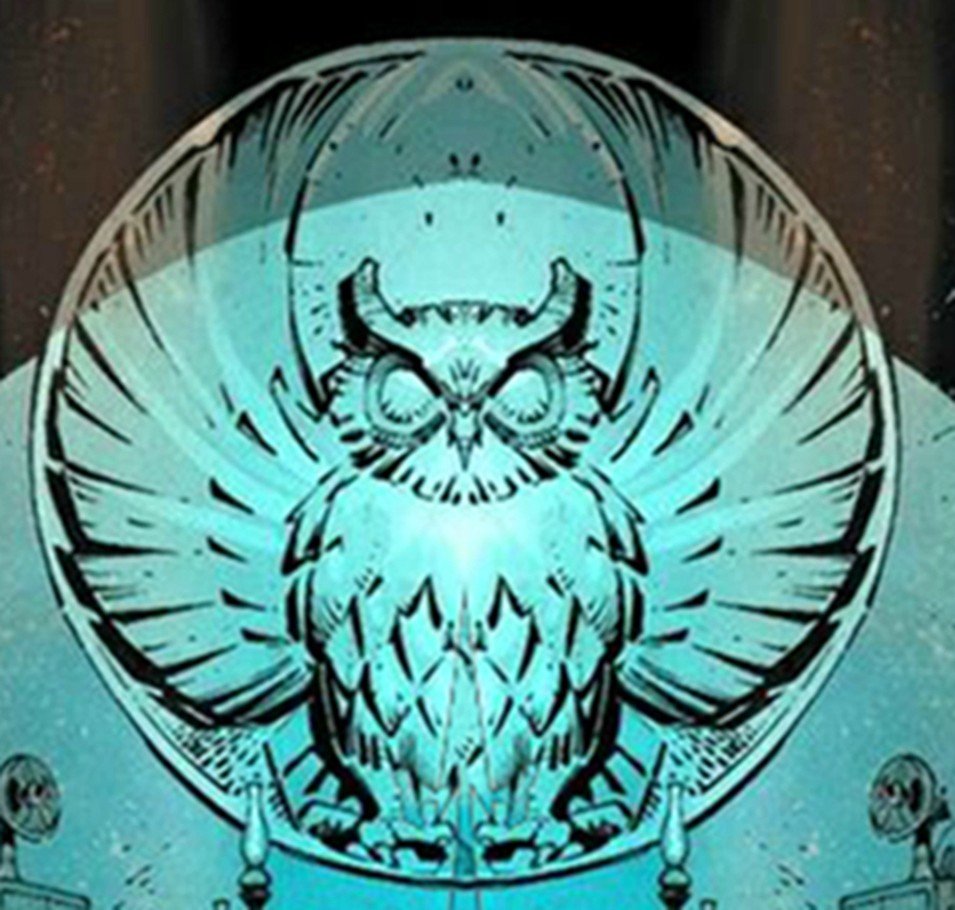 The Court of Owls insignia.