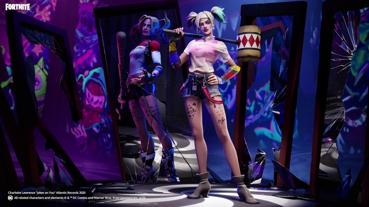 is harley quinn a sweaty kin in fortnite