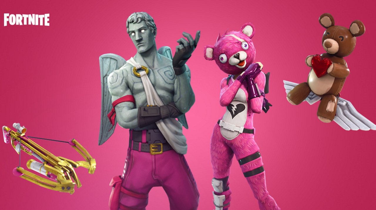 Bonus points in you dress up in Fortnite's terrifying Valentine's Day skins.