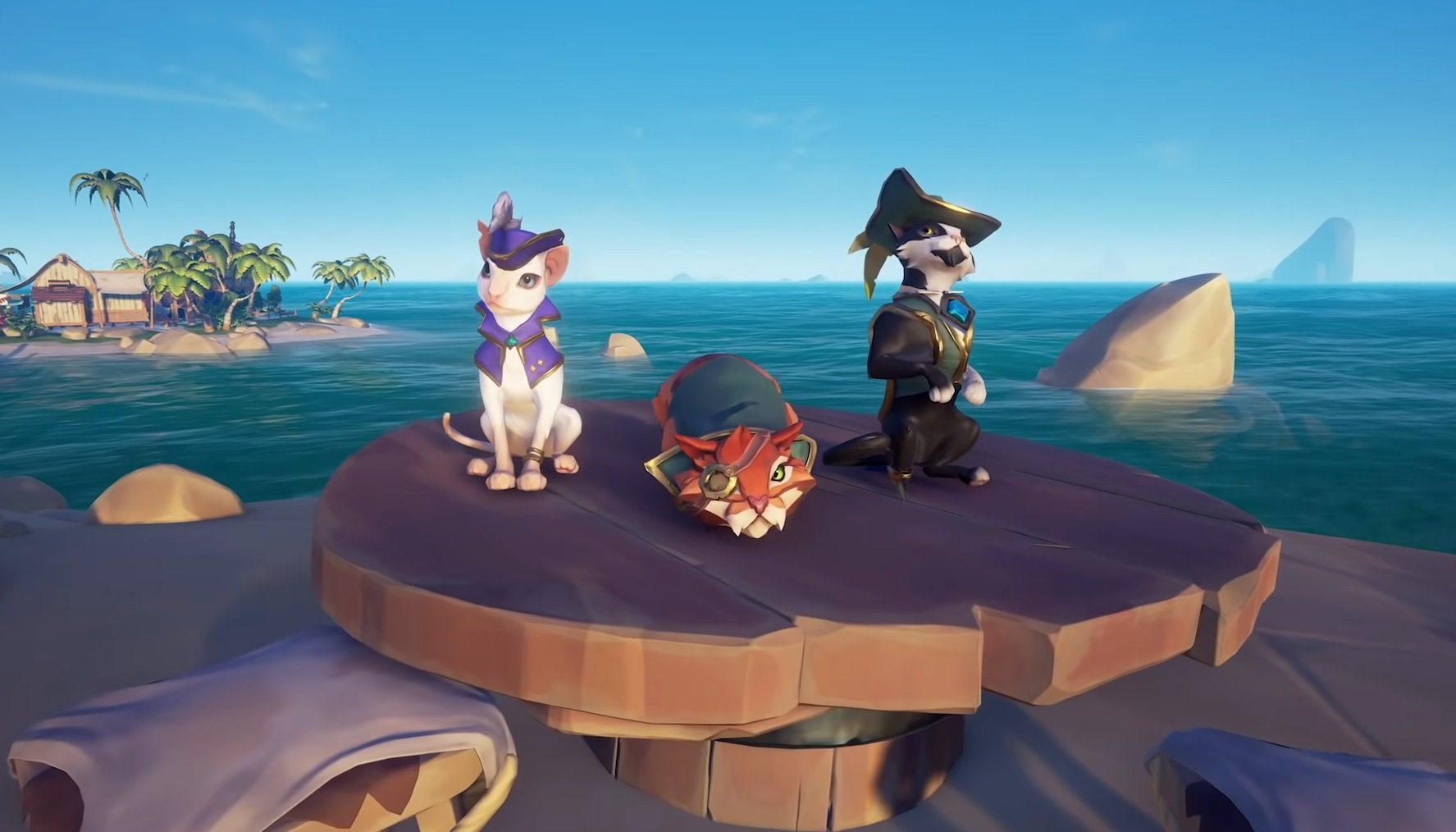 Sea of Thieves adding cats (in hats) and a new trading company in next  update