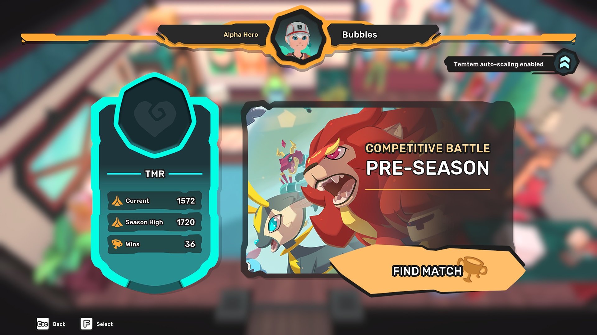 Update adds ranked matchmaking to Temtem