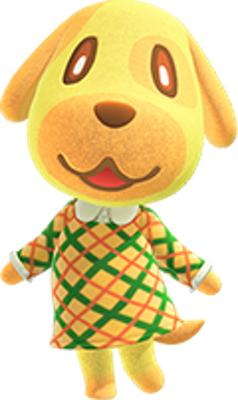 Get Animal Crossing Characters Dog Gif - COLORIST