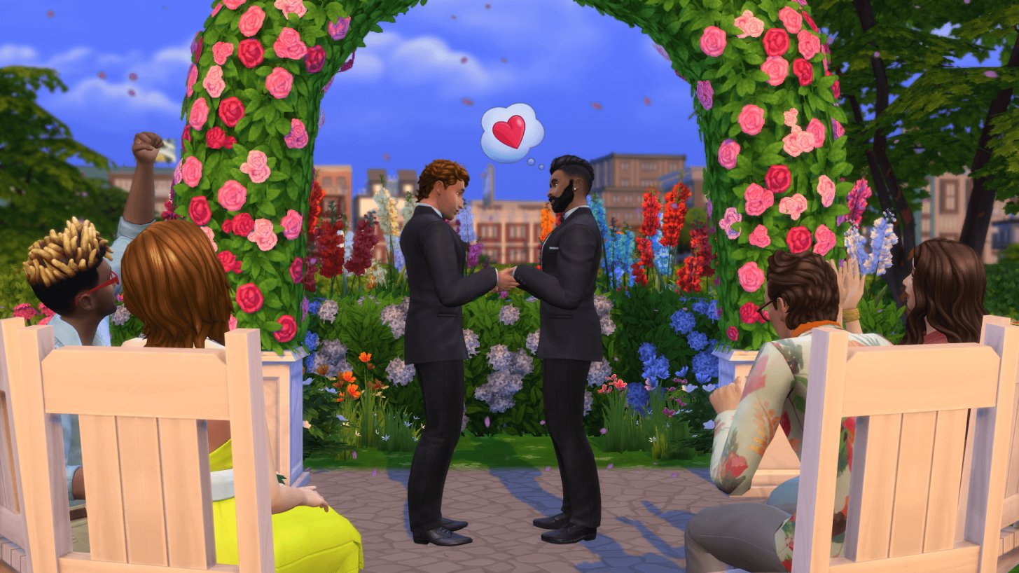 The Sims Pride event