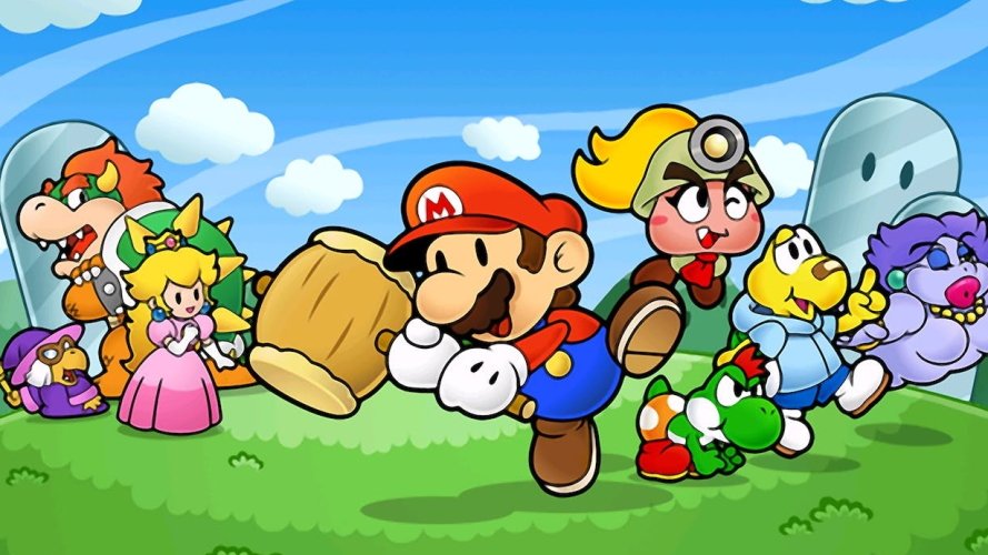 Mario spin off series Paper Mario