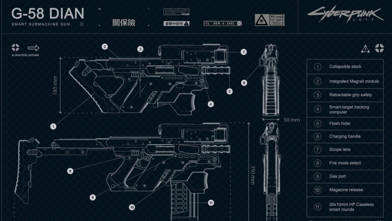 Cyberpunk 2077 dian smg