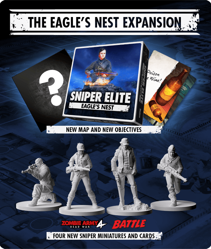 Sniper Elite board game kickstarter expansions