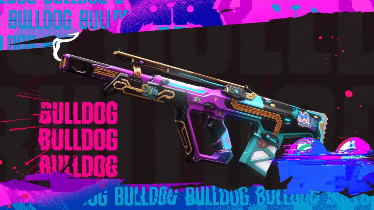 All new Valorant Glitchpop skins bulldog