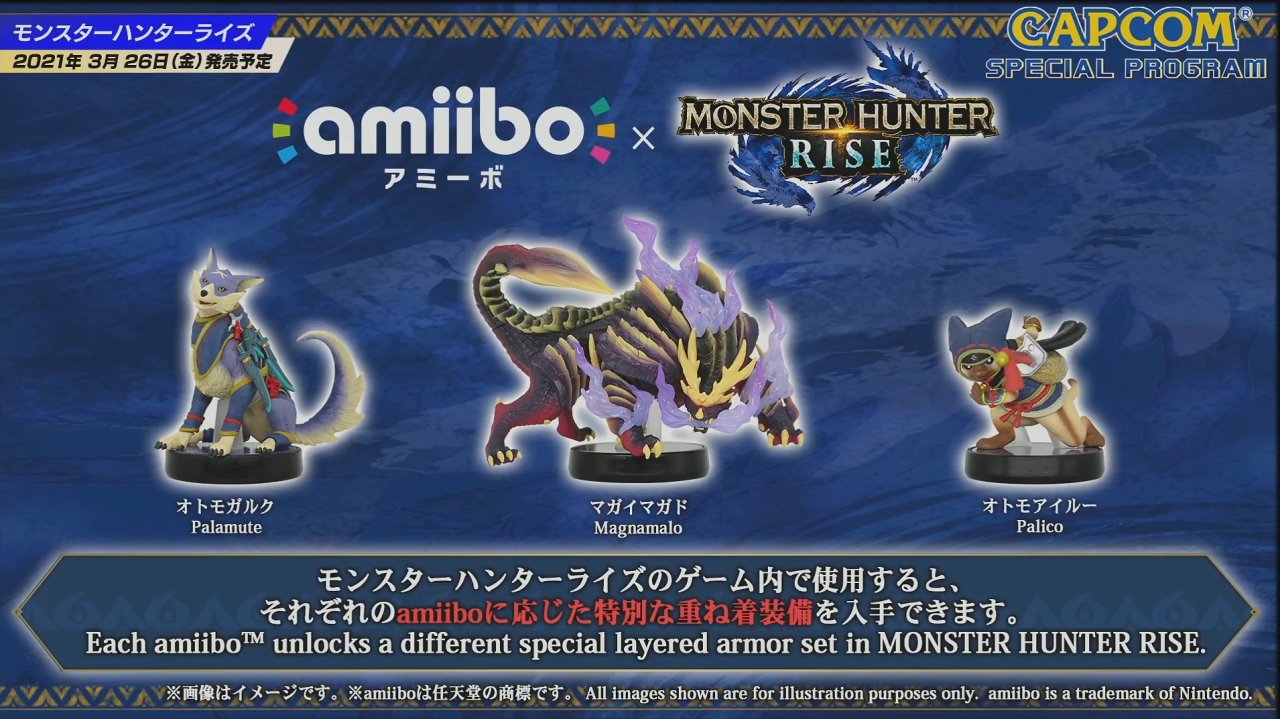 monster hunter rise amiibo nfc download