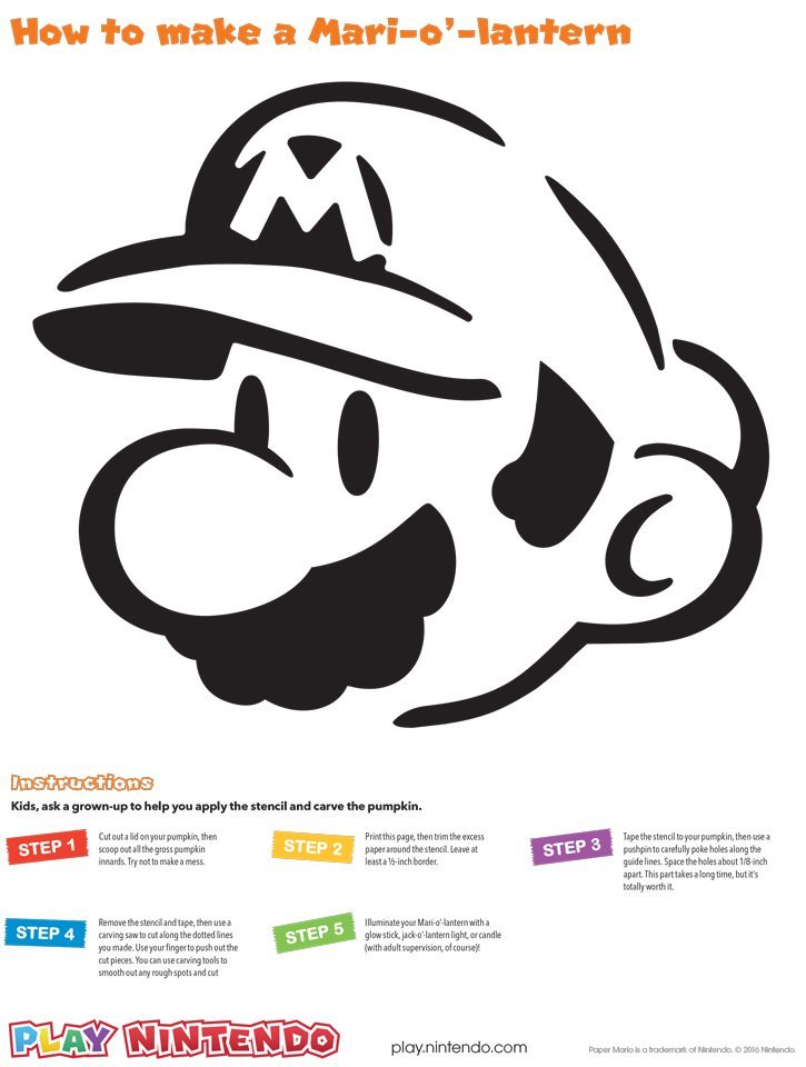 super-mario-pumpkin-stencils