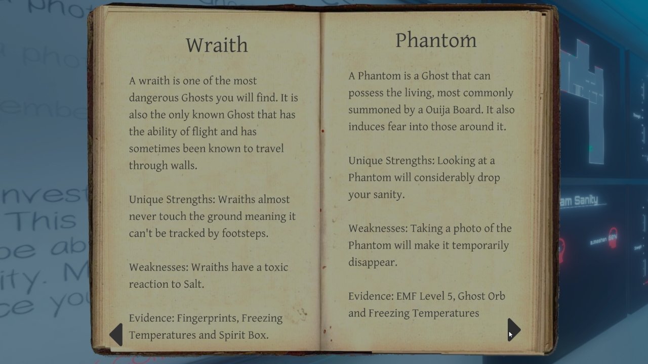 how to open ghost book phasmophobia