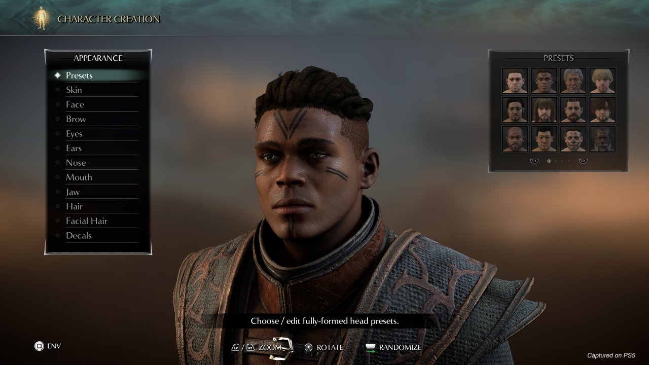 Demons Souls Character Creation