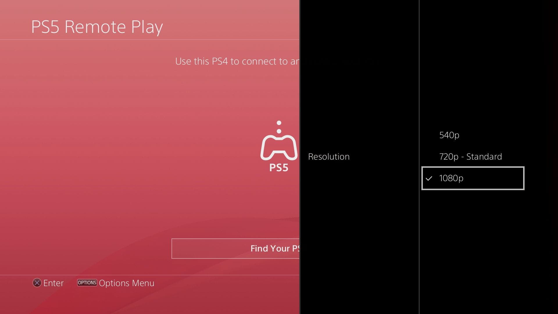 ps4 remote play 1080p