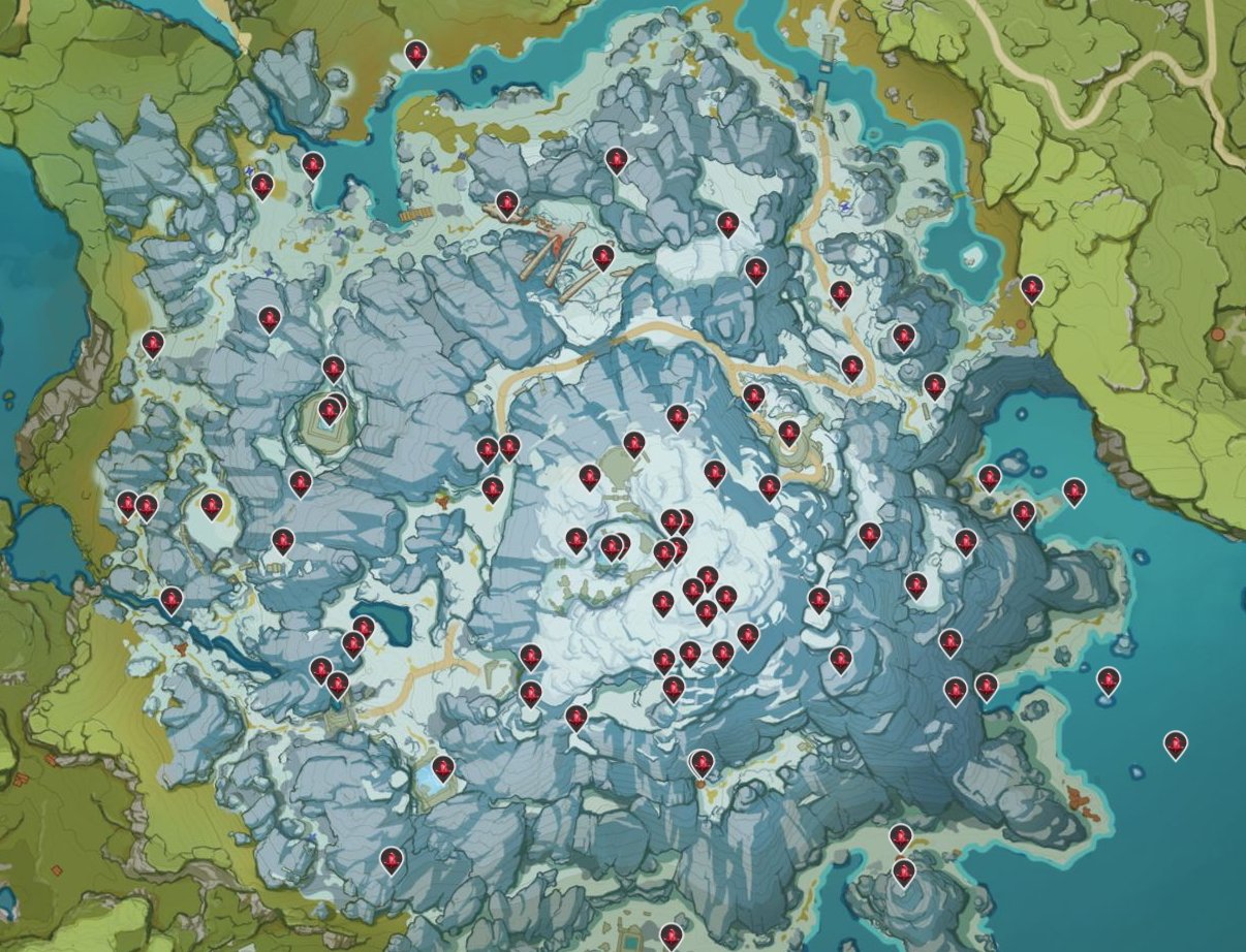 Crimson Agate locations in Genshin Impact