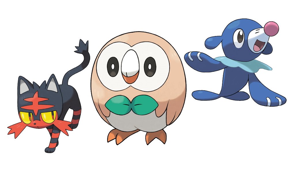 7th generation pokemon starters