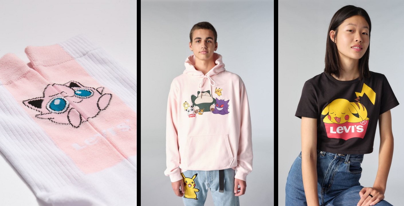 Levi's Pokemon clothing crossover collab