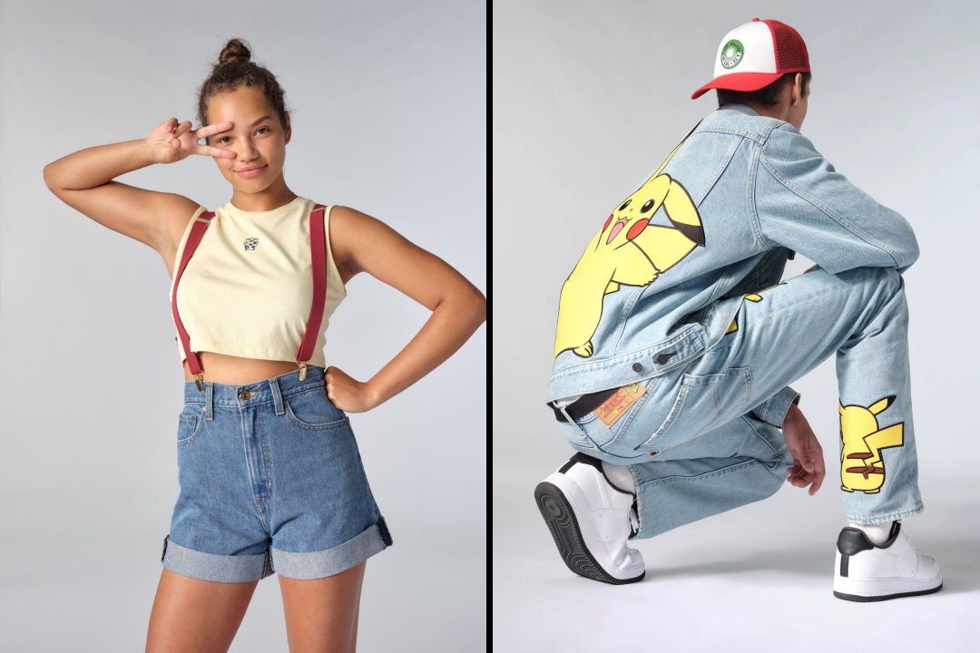 Pokemon x Levi's collab features bold denim choices | AllGamers